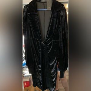 NWT SHEIN SKY PLUS SIZE VELVET BODYCON DRESS